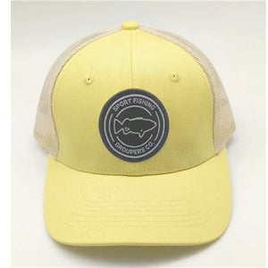 TRUCKER CAP GROUPERS YELLOW