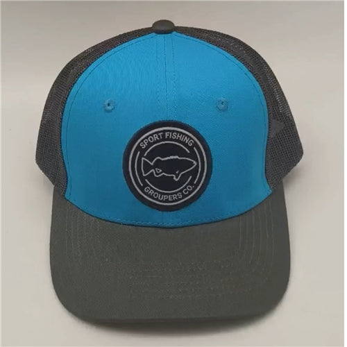 TRUCKER CAP GROUPERS Blue Gray