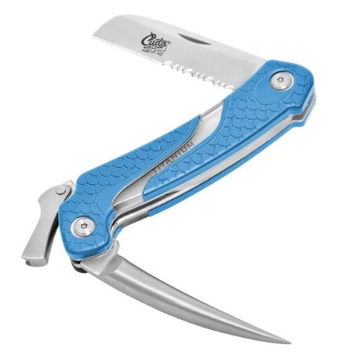 Cuda Titanium Bonded Marlin Spike Folding Knife