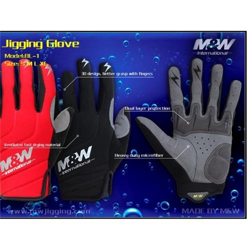 M&W Jigging Glove(BL-1)