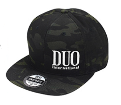 DUO SNAPBACK CAP  Black Camo