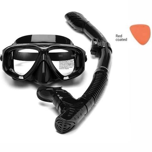 Diving mask snorkel Black set