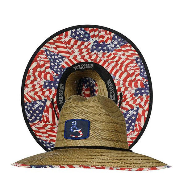 M015006-  AMERICAN LIFEGUARD HAT NATURAL-CL060 H & T