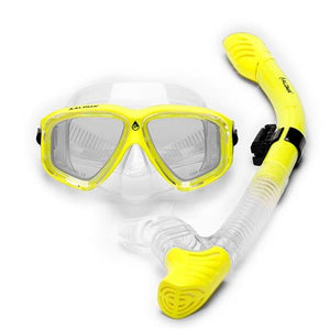 diving mask and snorkel set Yellow