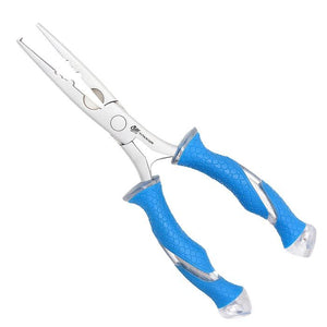 Cuda 8" Titanium Bonded Stainless Steel Plier with Ring Splitter 18112